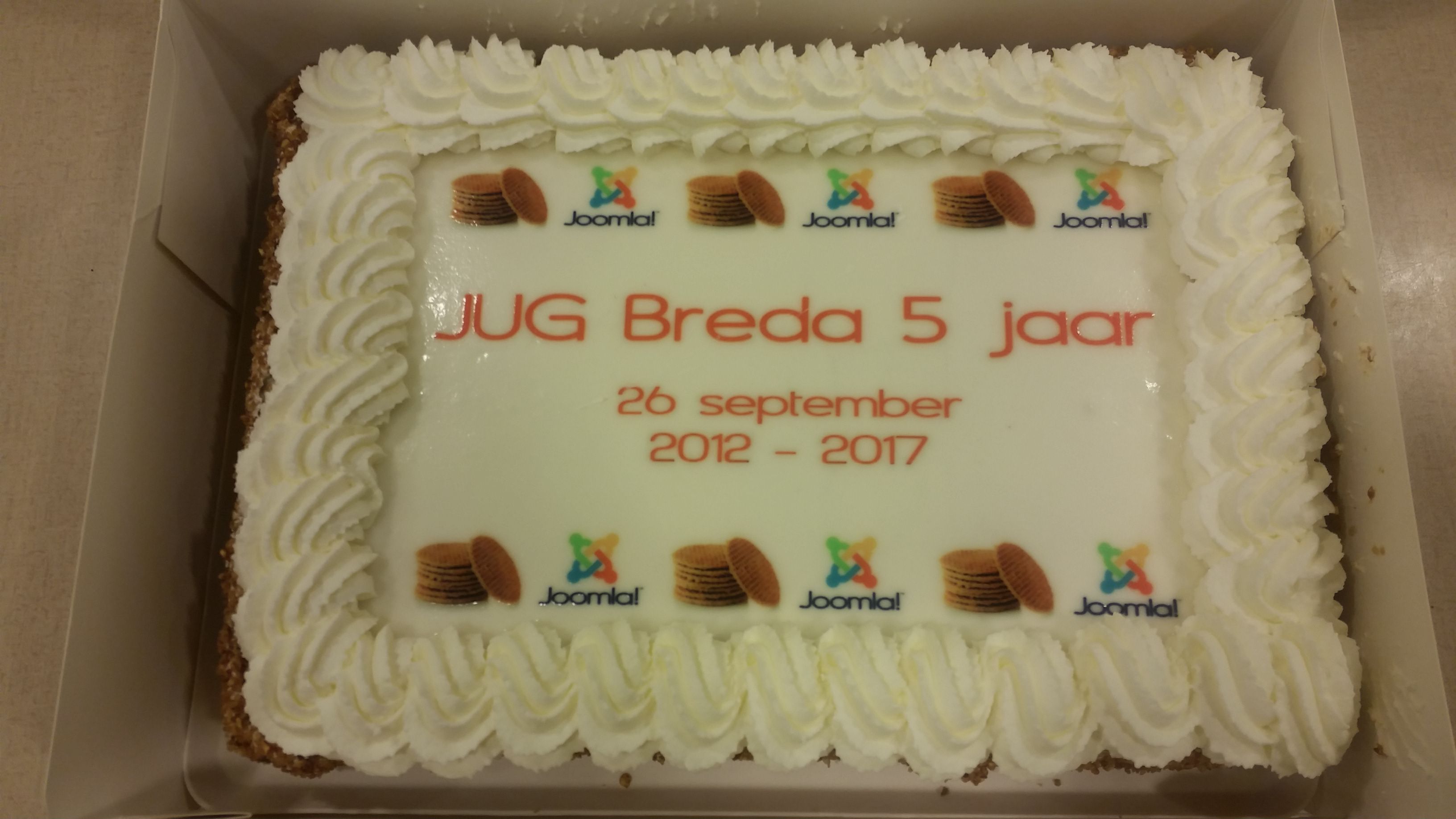Verjaardagstaart - JUG Breda 5 jaar